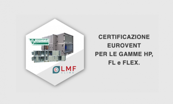 31/08/2020 - LMF CLIMA - Ferraro Group - Certificazione Eurovent